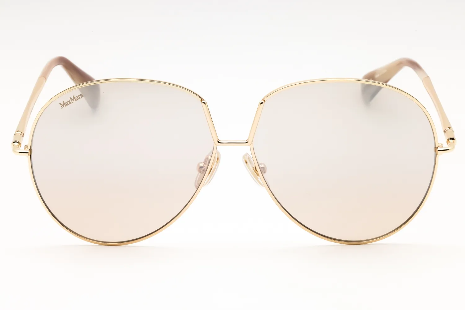 Max Mara MM0081 32G Sunglasses Gold 60mm Women 2