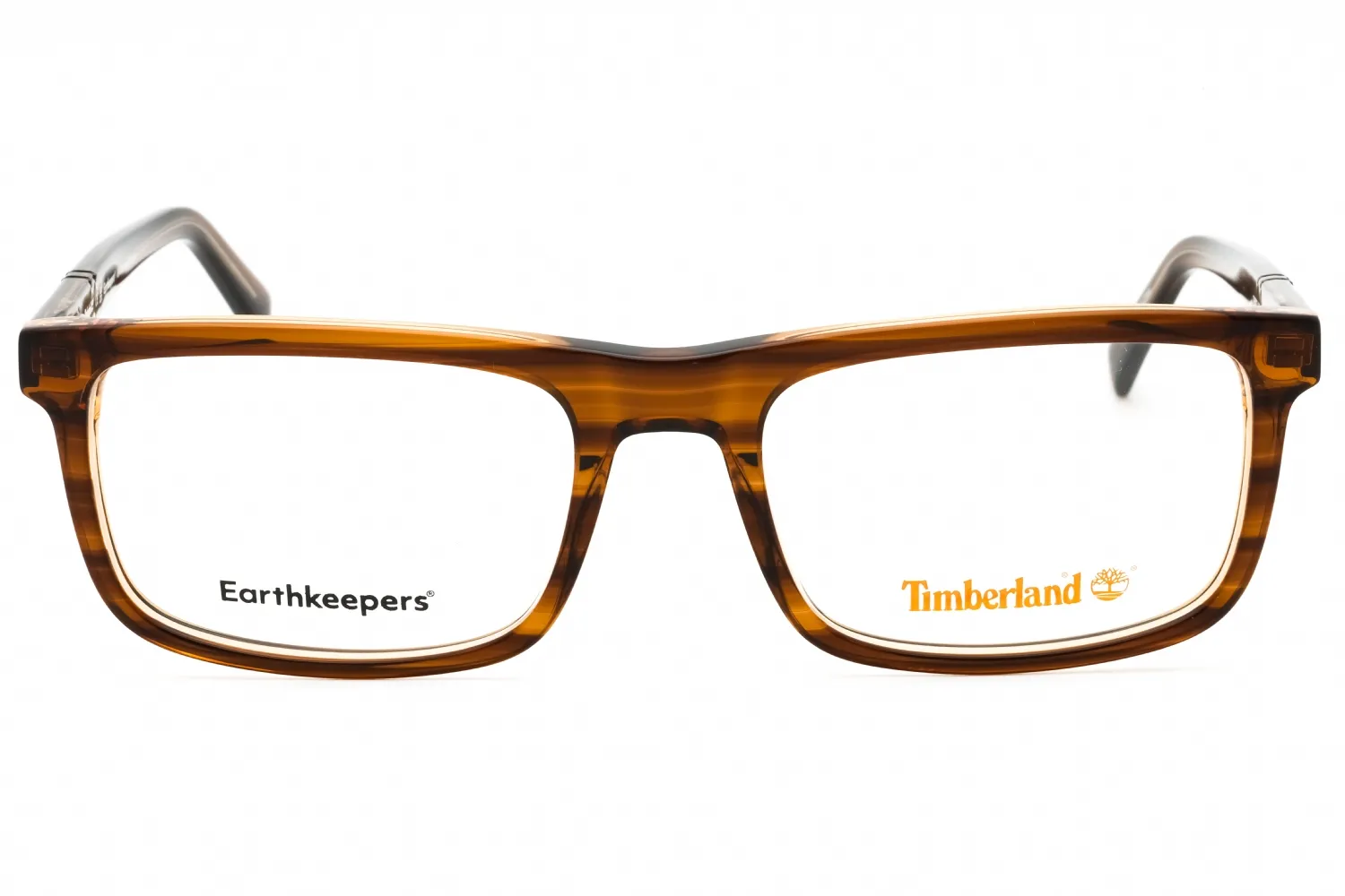 Timberland TB50023 048 Eyeglasses Shiny Dark Brown 55mm Men 2