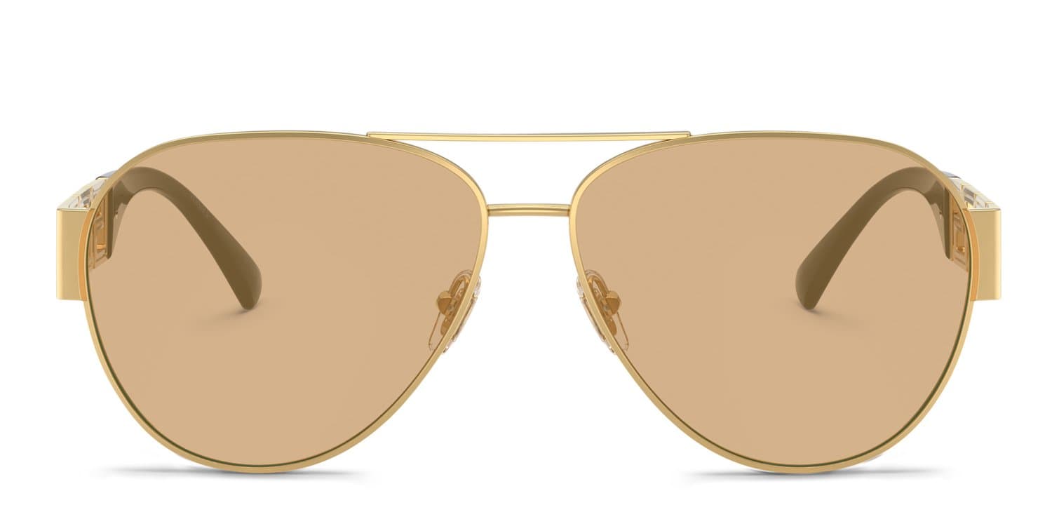 Versace 0VE2289 1002D8 Sunglasses Polished Gold 61mm Unisex 2