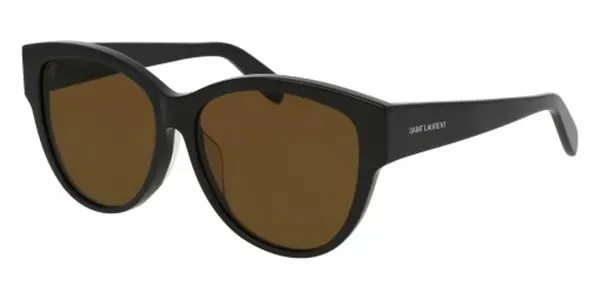 Saint Laurent SL 162/F 001 Sunglasses Black 56mm Women