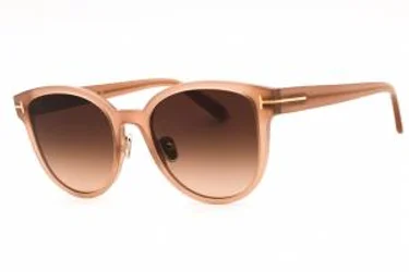 Tom Ford FT1137-K 45F Sunglasses Shiny Light Brown 55mm