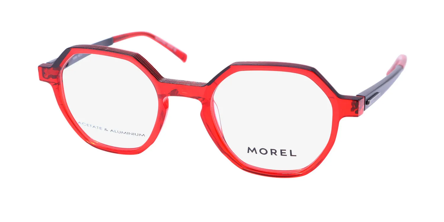 Morel Oga10206o rn03 Eyeglasses Red 49mm