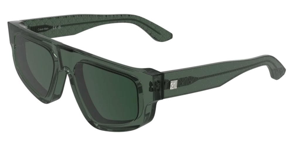 Calvin Klein CK25539S 300 Sunglasses Transparent Green 54mm Unisex