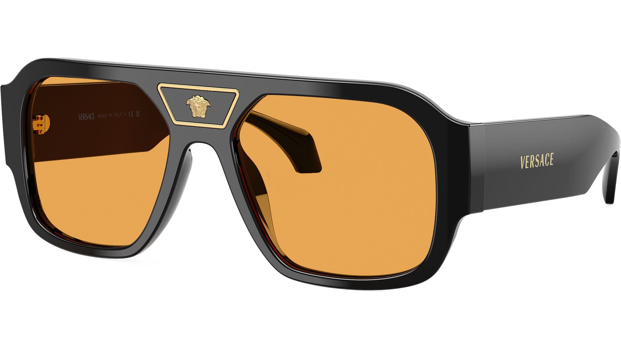Versace VE4508U GB1/7 Sunglasses Black 56mm Men