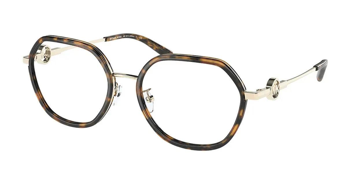 Michael Kors MK3057 ATITLAN 1201 Eyeglasses Dark Tortoise 51mm Women