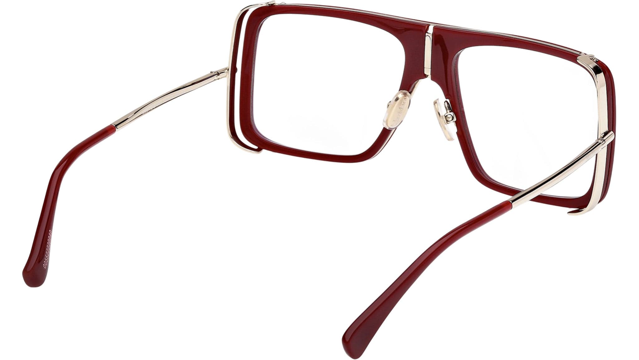 Max Mara MM5172-B 069 Eyeglasses Shiny Bordeaux 55mm 5