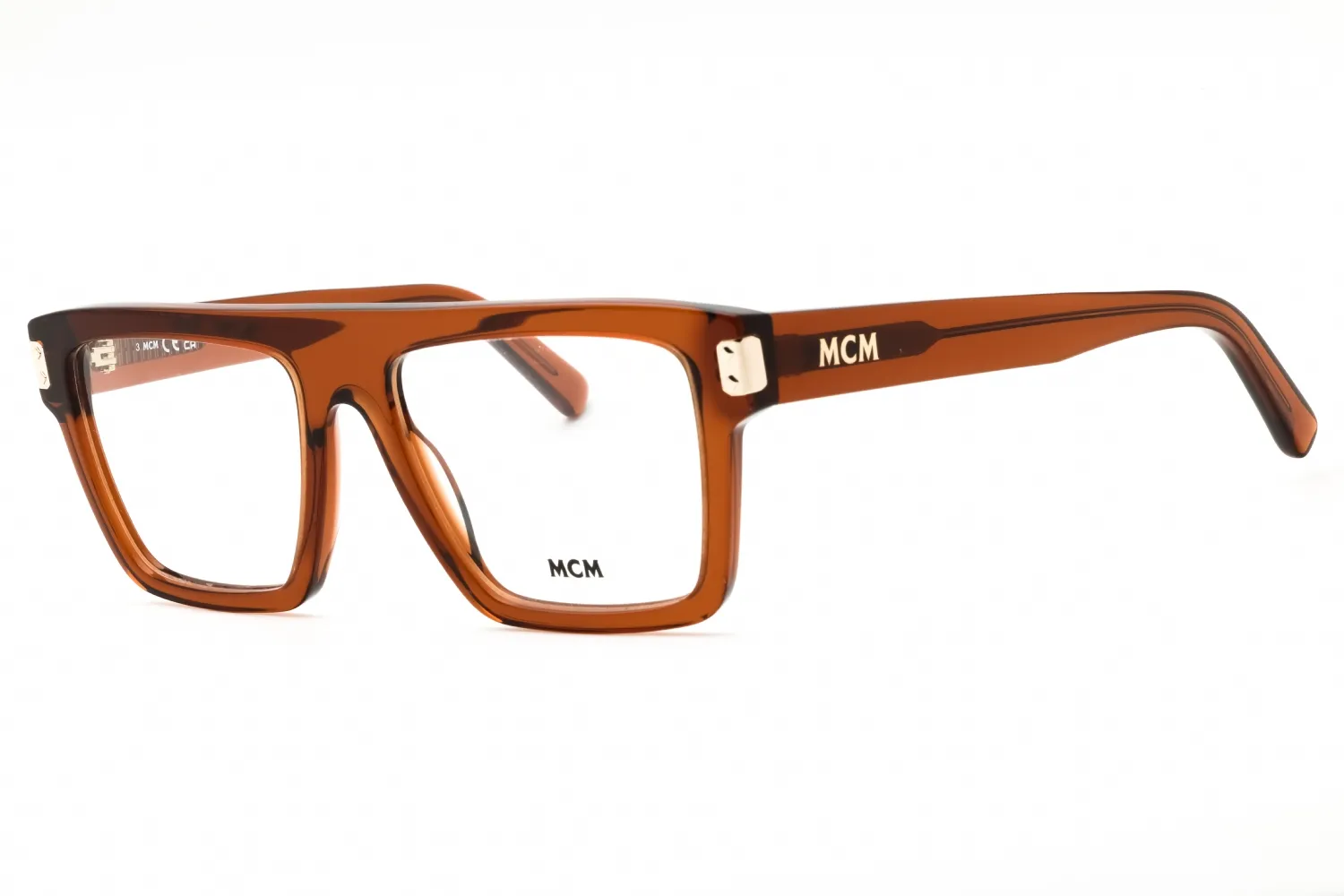 MCM MW5006 045 Eyeglasses Shiny Light Brown 53mm Unisex