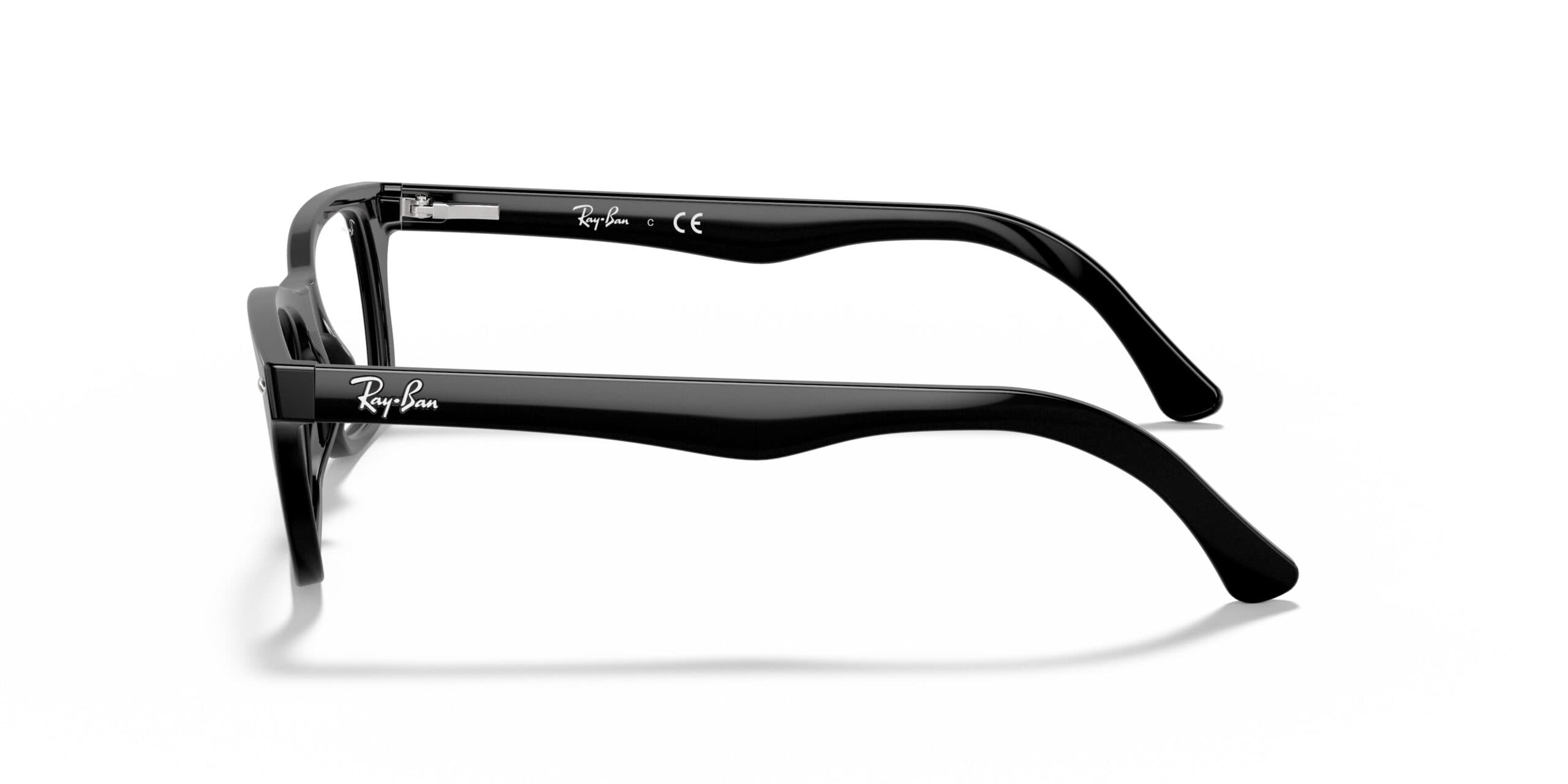 Ray-Ban RB5228 2000 RX5228 Eyeglasses Black 53mm Unisex 2