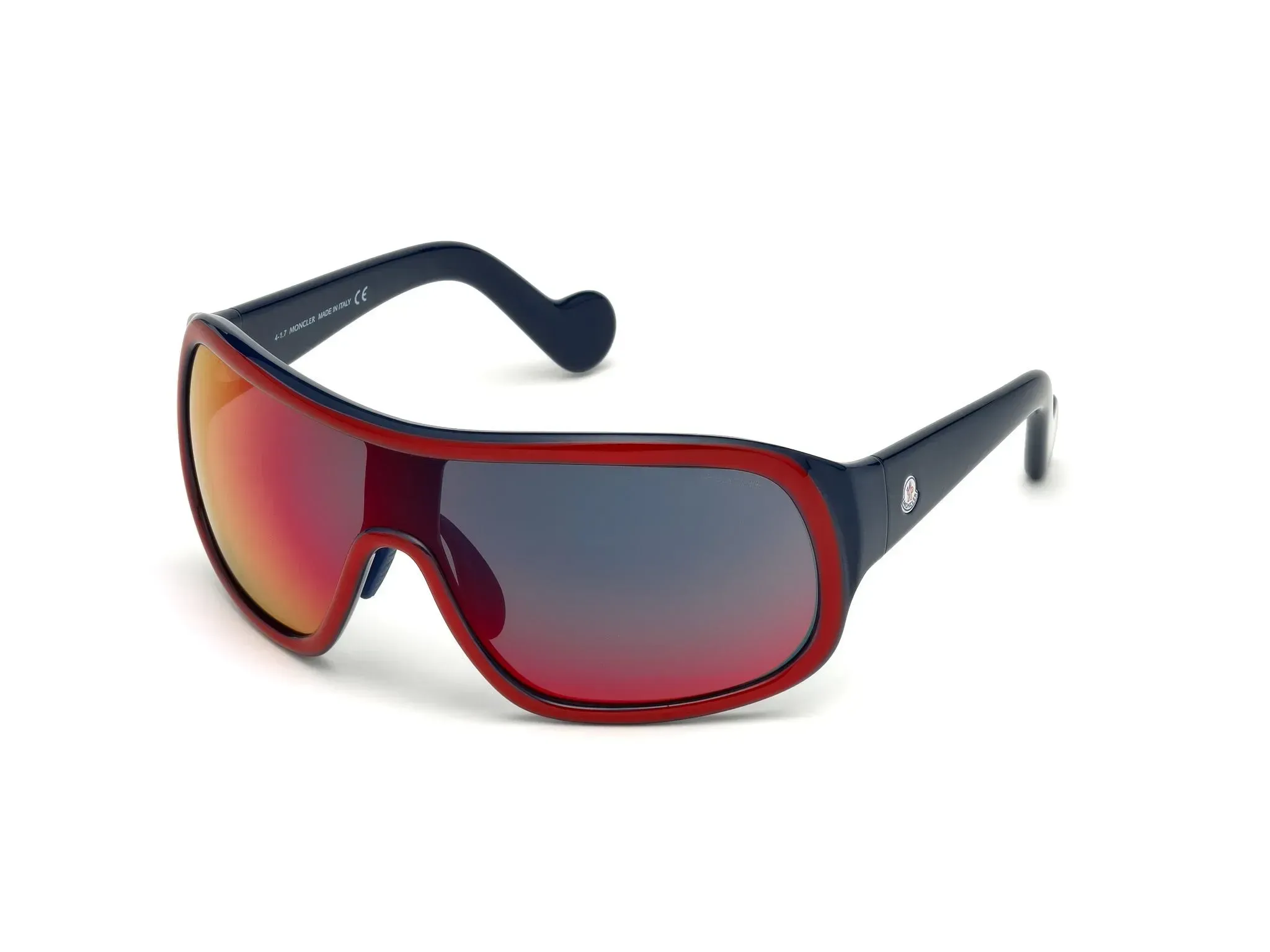 Moncler ML0048 68C Sunglasses Red 00mm Men