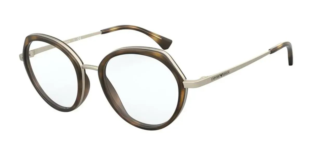 Emporio Armani EA1108 3002 Eyeglasses Gold & Havana 51mm Women