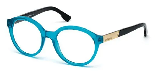 Diesel DL5091 DL5091 Eyeglasses Transparent Blue 51mm Unisex