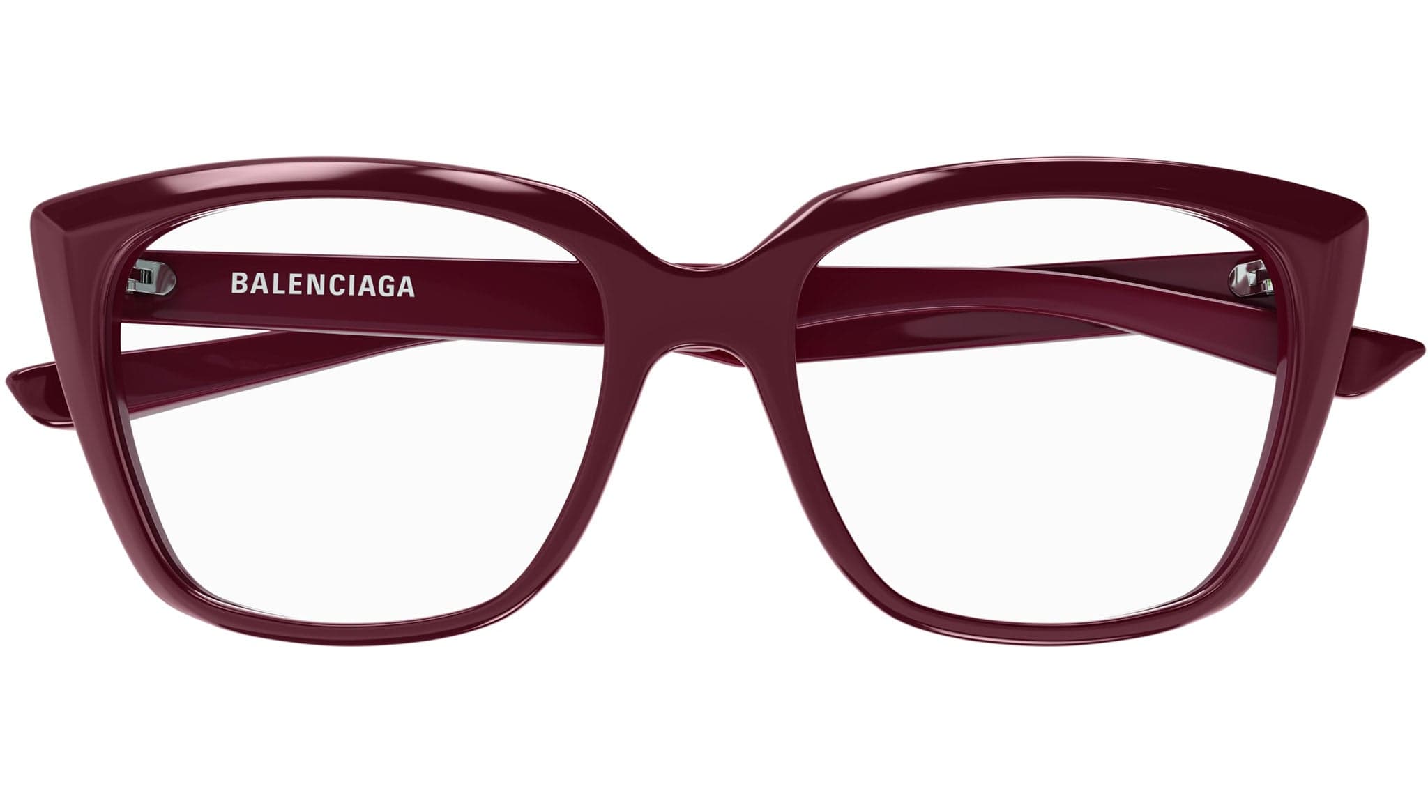 Balenciaga BB0062O 008 Eyeglasses Red 53mm Women 2