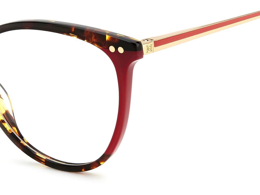 Carolina Herrera HER 0210 O63 Eyeglasses Havana 52mm Women 2