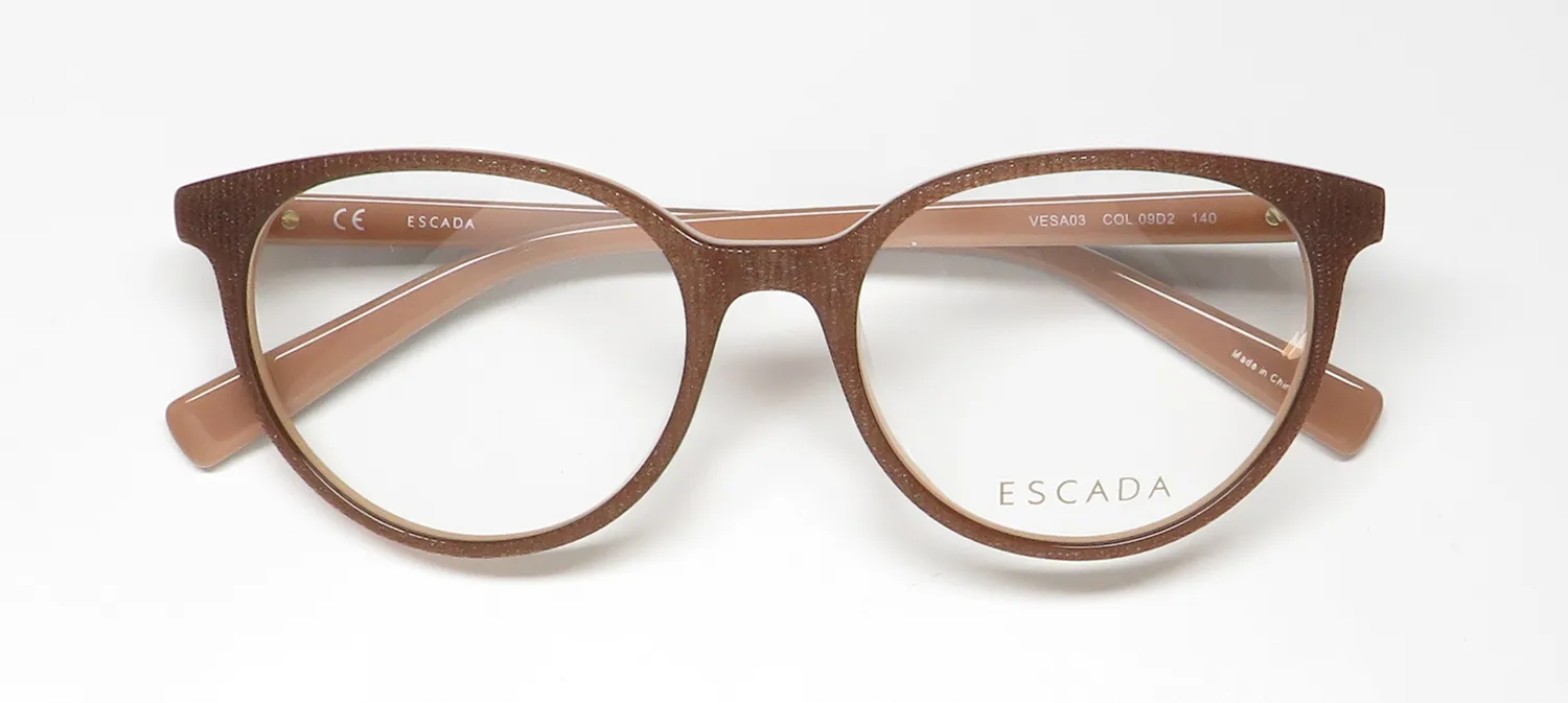 Escada Vesa03 09d2 Eyeglasses Brown 51mm 2