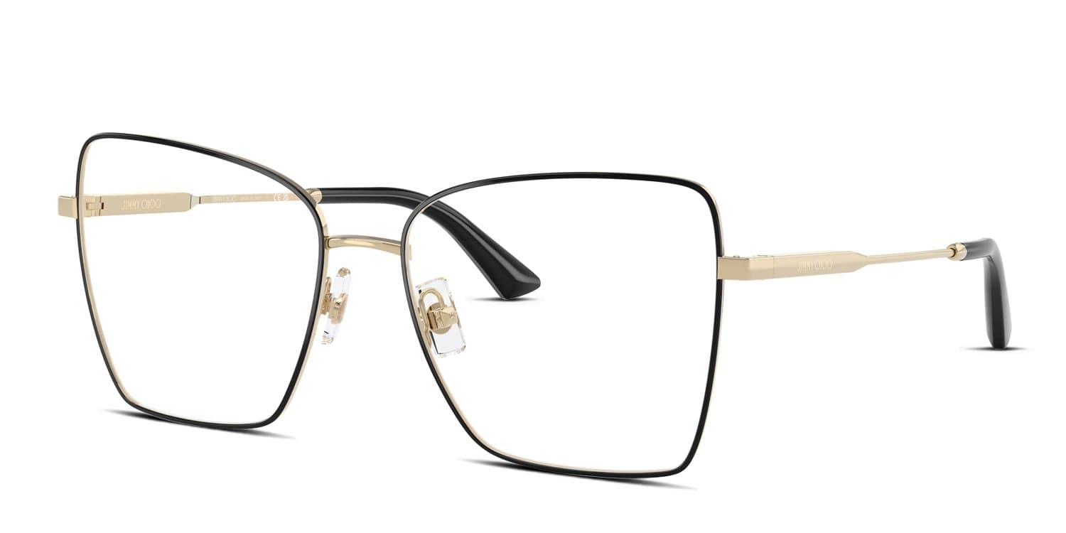 Jimmy Choo 0JC2007 3015 Eyeglasses Pale Gold 55mm Women