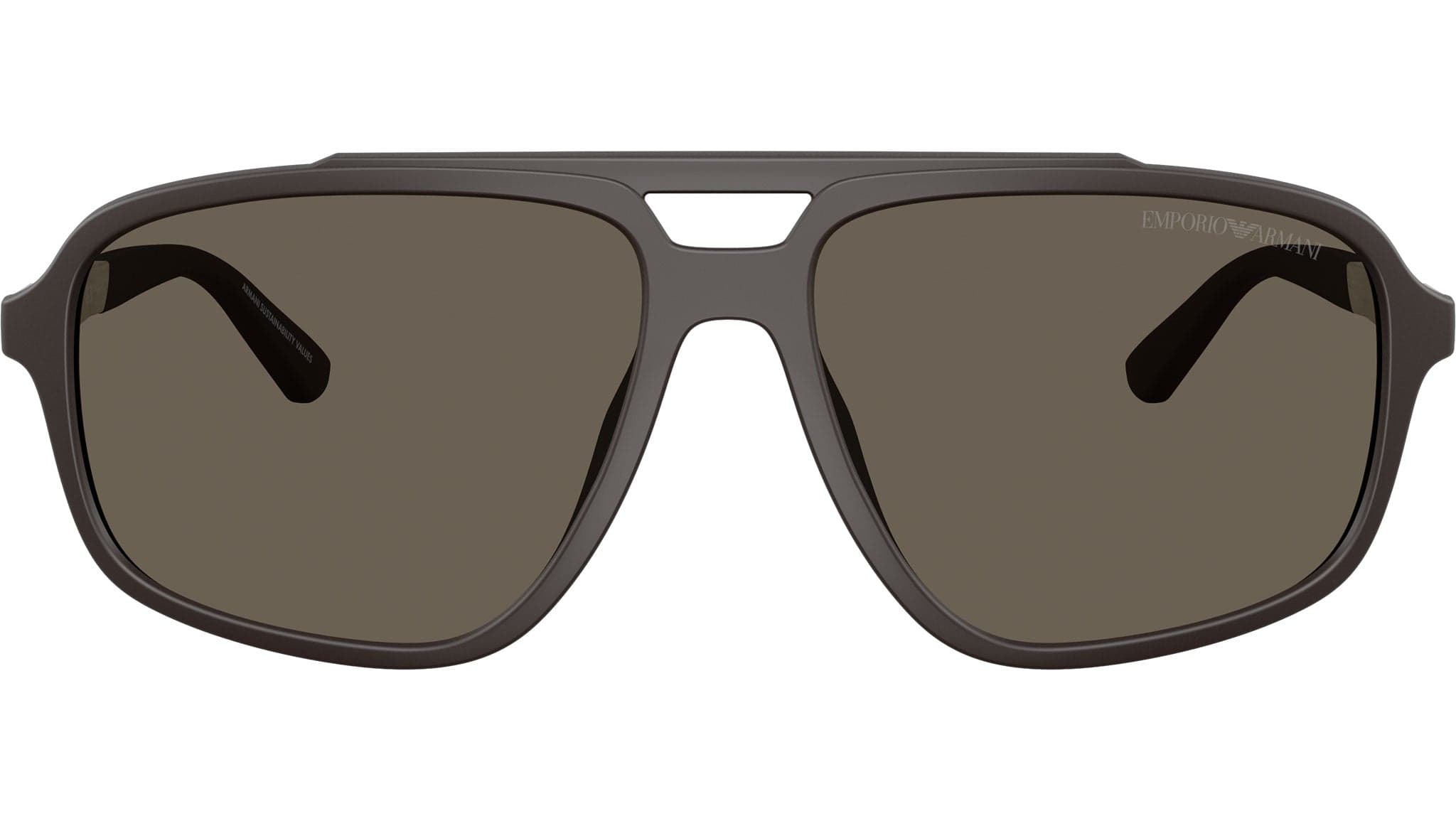 Emporio Armani 0EA4236U 6186/3 Sunglasses Dark Brown 59mm Men 2