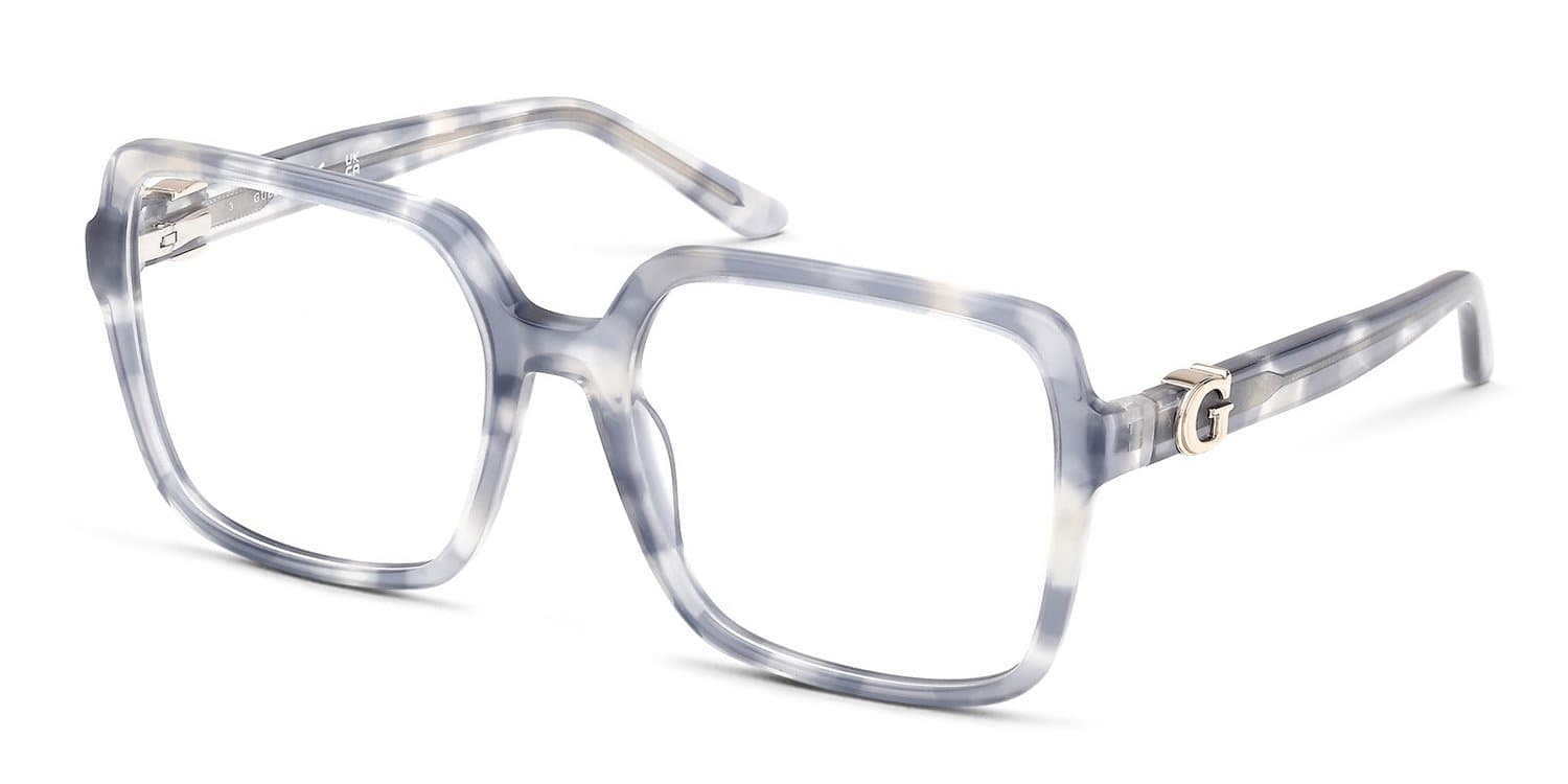 Guess GU50228 092 Eyeglasses Blue 56mm Women