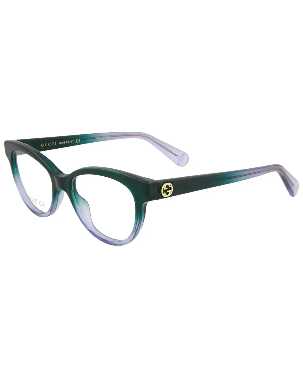 Gucci GG0373O 007 Eyeglasses Green 47mm Women