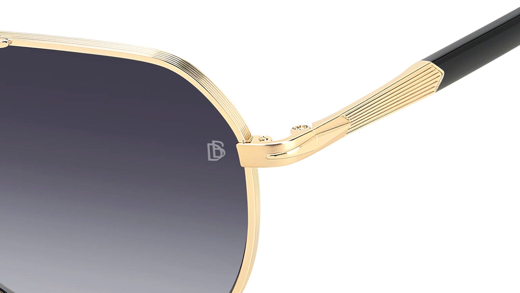 David Beckham DB 1128/G/S 0RHL 9O Sunglasses Gold Black 59mm Men 4