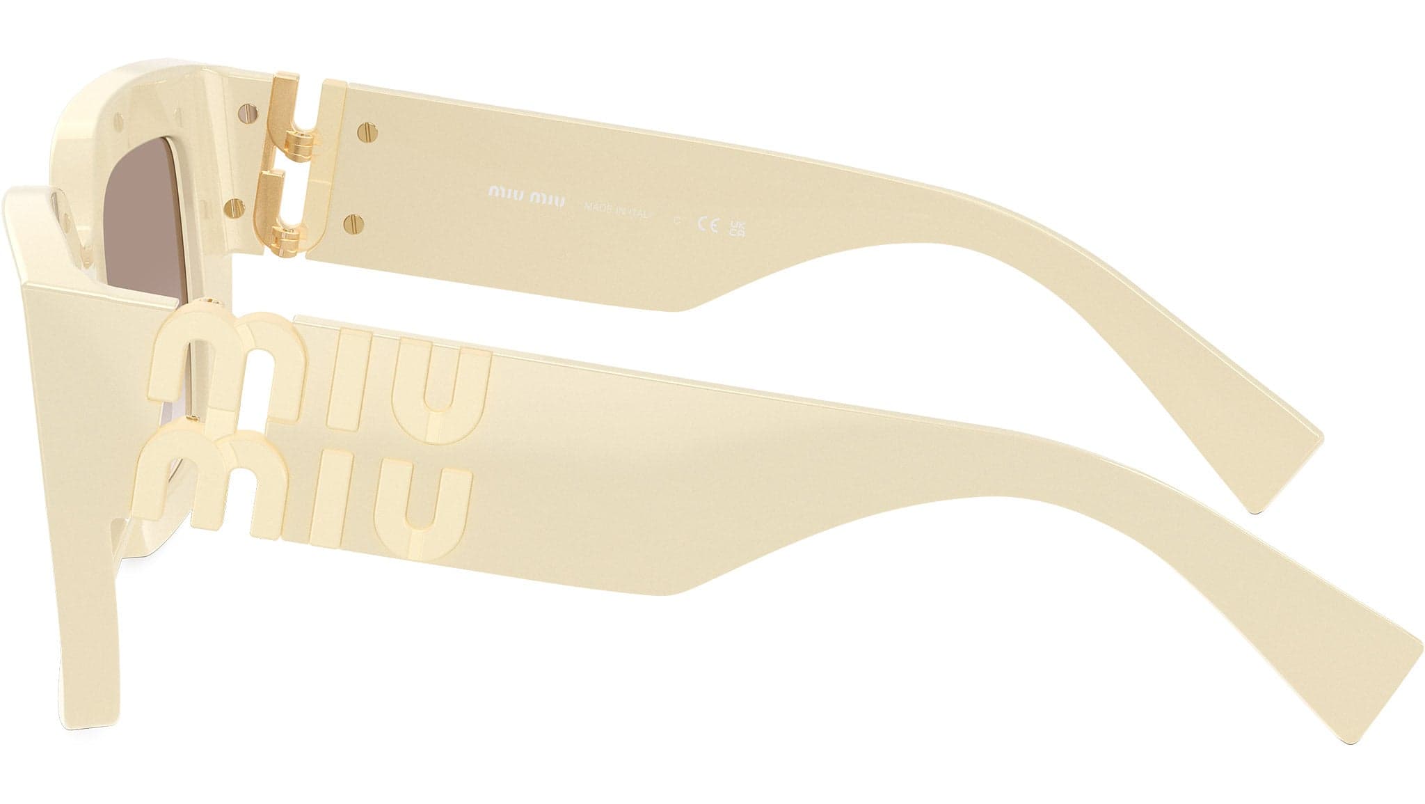 Miu Miu 0MU B05S 21D90L Sunglasses Milk 51mm Women 3