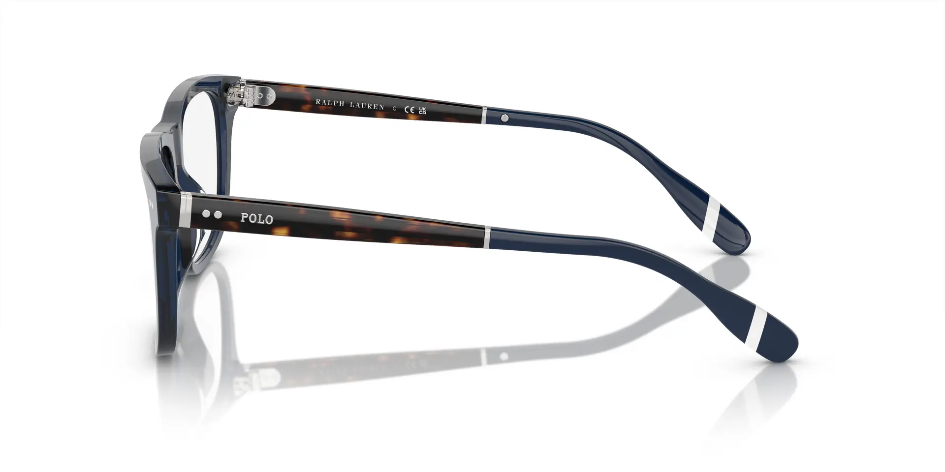 Polo Ralph Lauren 0PH2270U 5470 Eyeglasses Shiny Transparent Blue 56mm 5