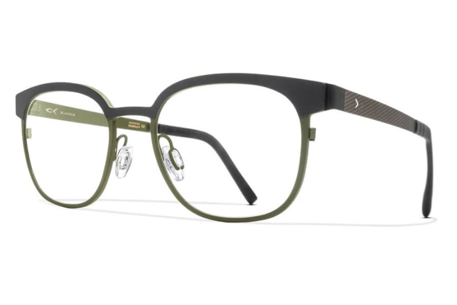 Blackfin BF971 Col. 1440 Eyeglasses Matte Black/green 53mm Unisex