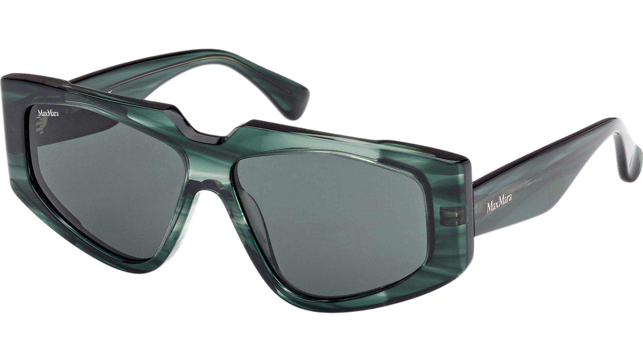 Max Mara MM0125 98N Sunglasses Dark Green 58mm