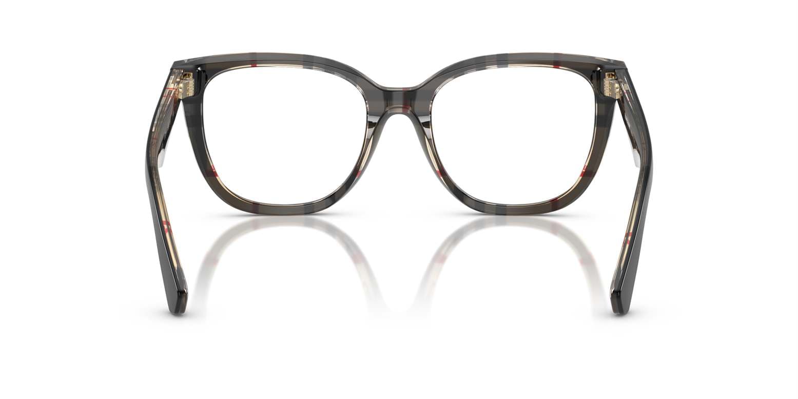 Burberry 0BE2415 4121 Eyeglasses Top Black On Vintage Check 53mm Unisex 4