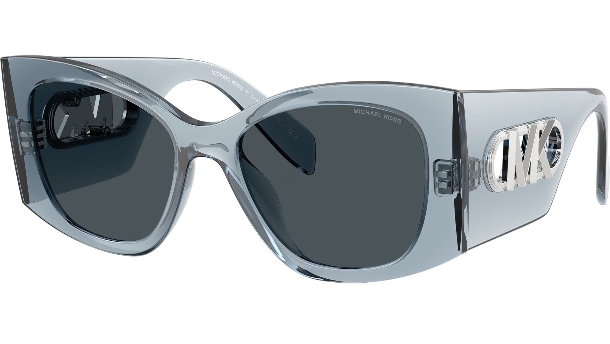 Michael Kors 0MK2244U 401487 Sunglasses Denim Transparent 53mm Women