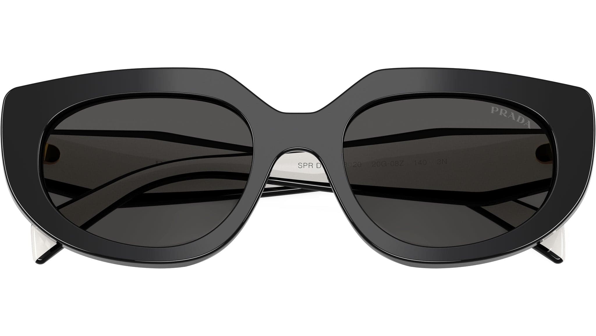 Prada PR D02S 20G08Z Sunglasses Black 53mm Women 5
