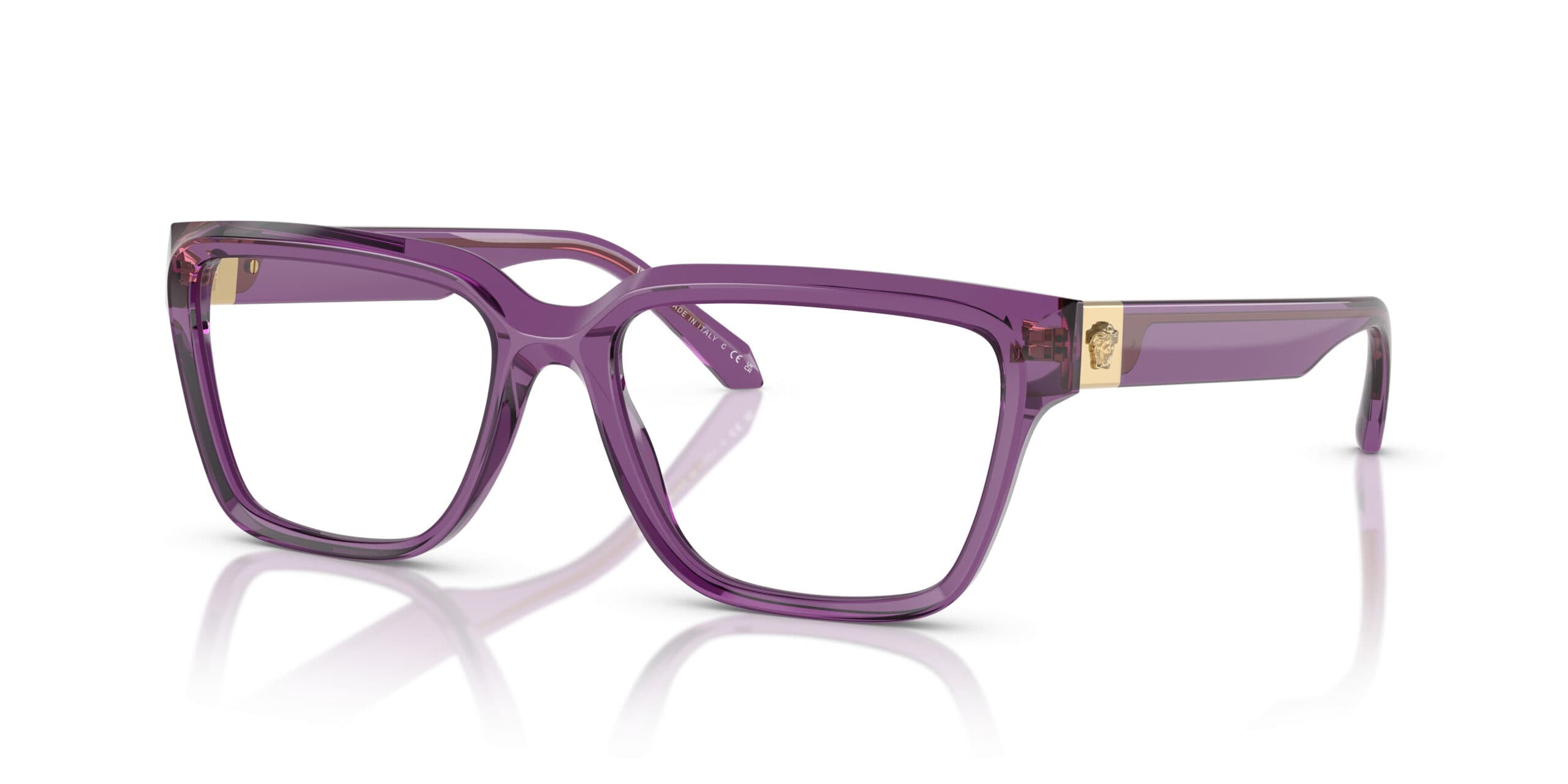 Versace 0VE3357 5464 Eyeglasses Violet 53mm Women