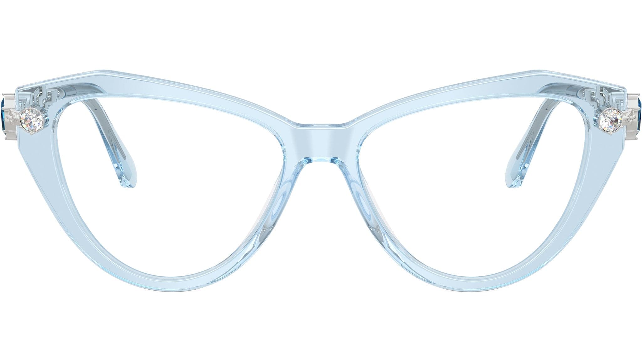 Swarovski 0SK2047 1078 Eyeglasses Transparent Sky Blue 53mm Women 2
