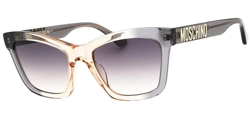 Moschino MOS156/S 0MQE Sunglasses Grey Ochre 54mm Women