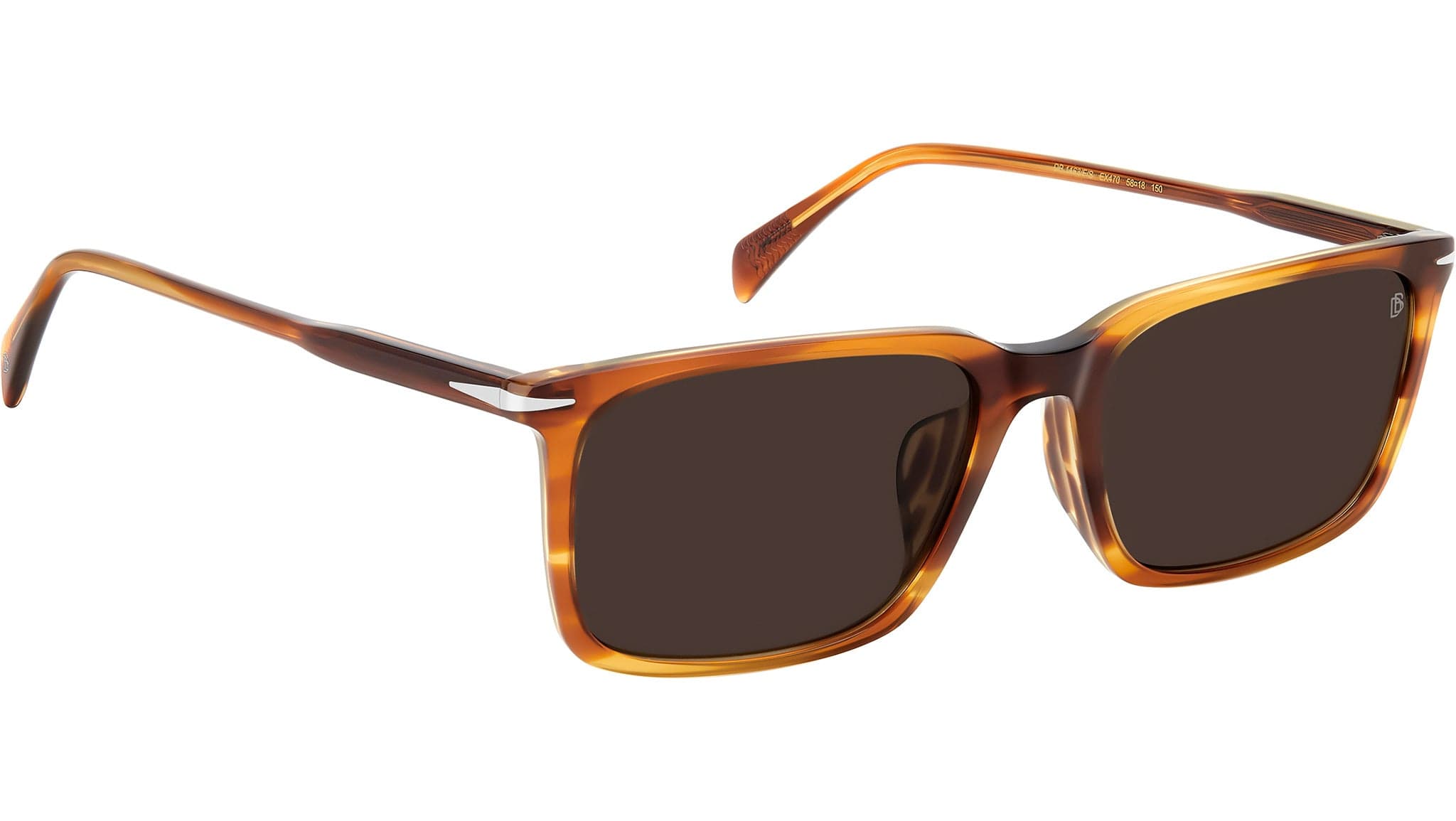 David Beckham DB 1163/F/S EX4 Sunglasses Brown Horn 58mm Men 5
