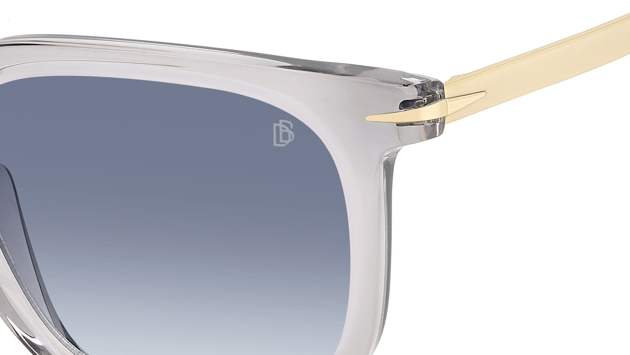 David Beckham DB 7119/S 0FT3 08 Sunglasses Grey Gold 51mm Men 3