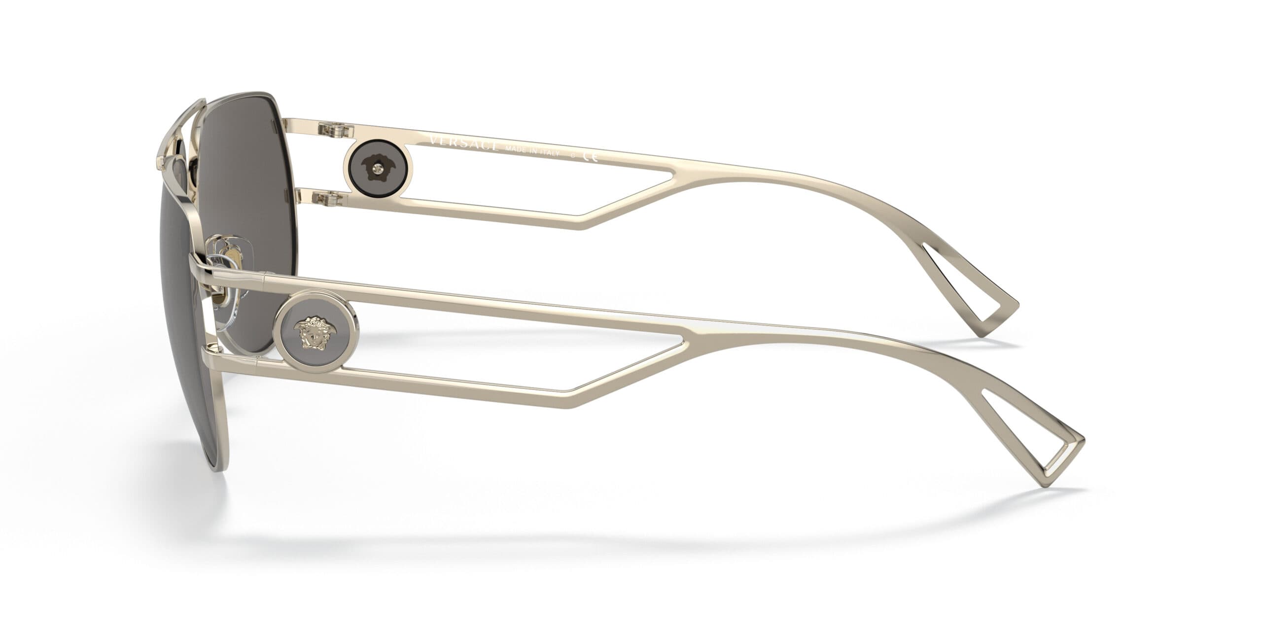 Versace 0VE2225 12526G Sunglasses Pale Gold 60mm 2