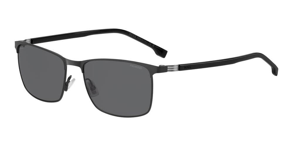 HUGO BOSS BOSS 1635/S 0SVK M9 Sunglasses Mtrut Blk 57mm Men