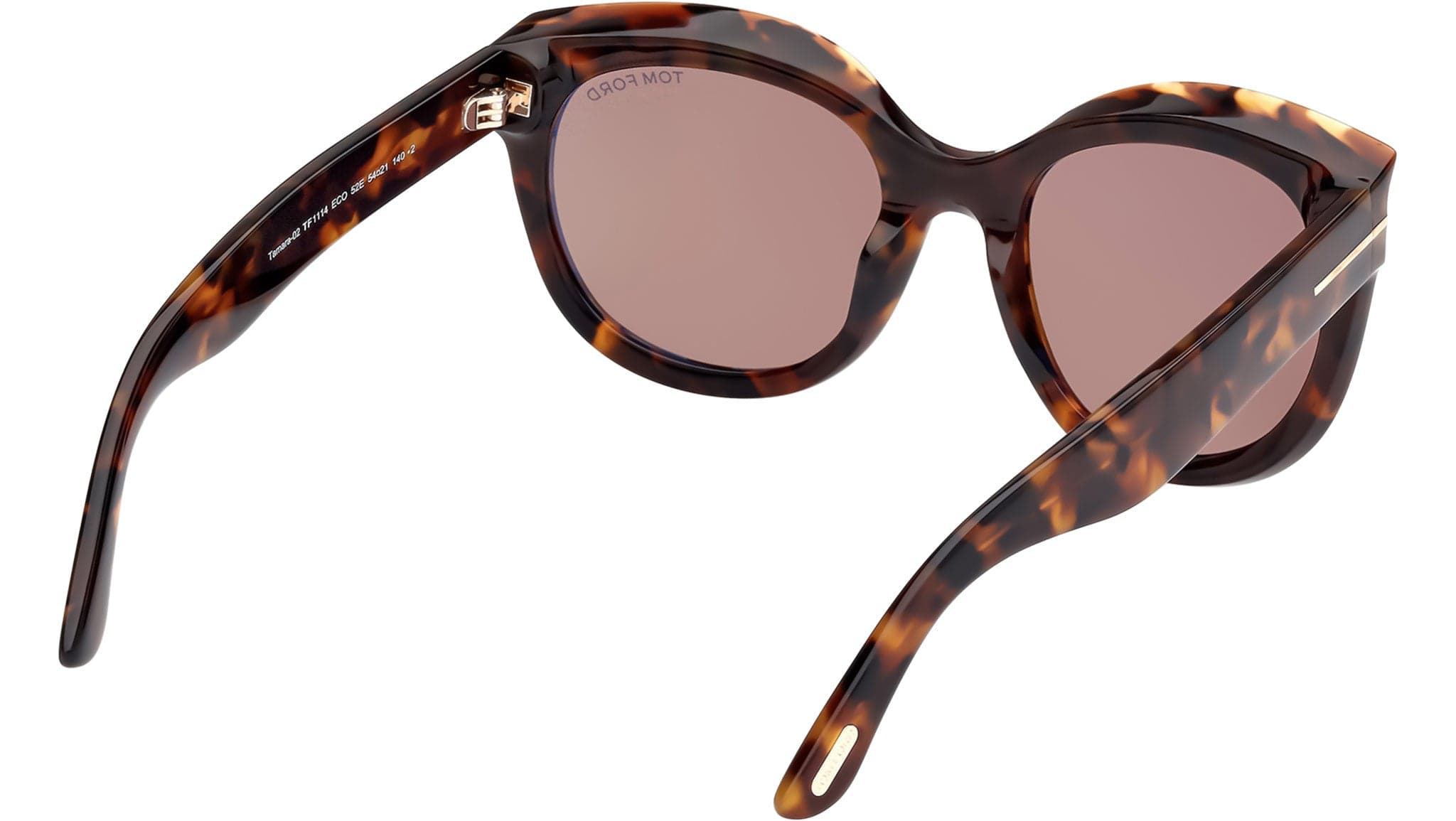 Tom Ford FT1114 52E Sunglasses Dark Havana 54mm 5