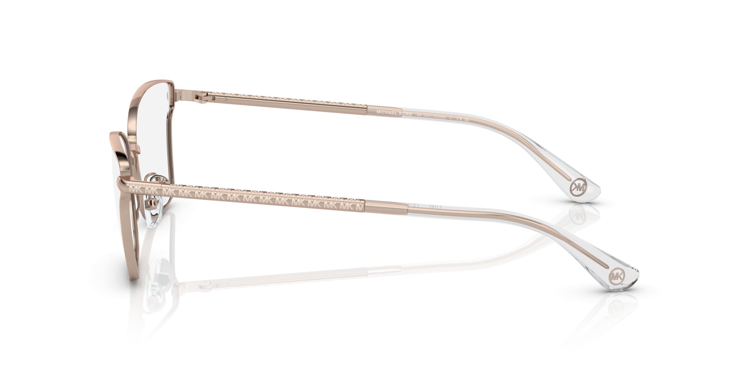 Michael Kors MK3063 Radda 1108 Eyeglasses Rose Gold 55mm Women 3
