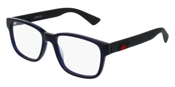 Gucci GG0011O 004 Eyeglasses Blue 53mm Unisex