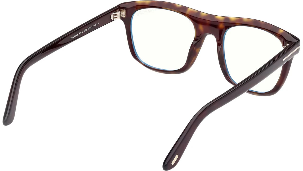 Tom Ford FT5939B 052 Eyeglasses Dark Havana 52mm Men 5