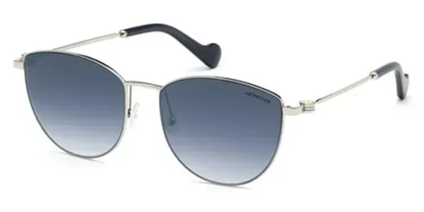 Moncler ML0085 16X Sunglasses Silver 56mm Women