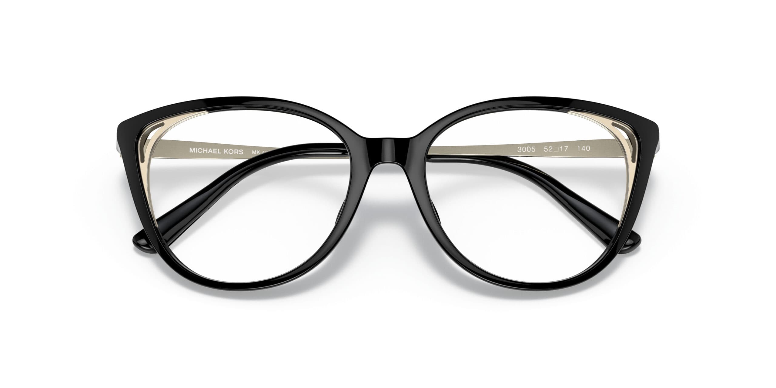Michael Kors MK4086U Riga 3005 Eyeglasses Black 52mm Women 5