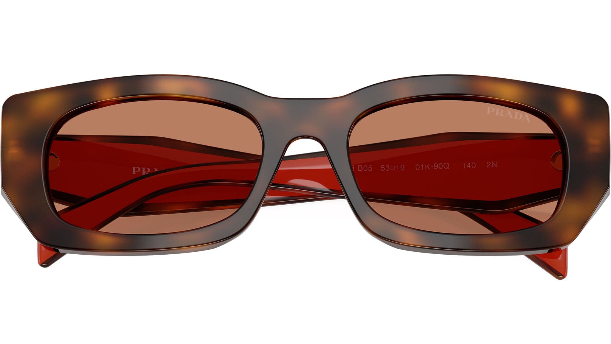 Prada 0PR B05S 01K90Q Sunglasses Juniper Tortoise 53mm Women 5