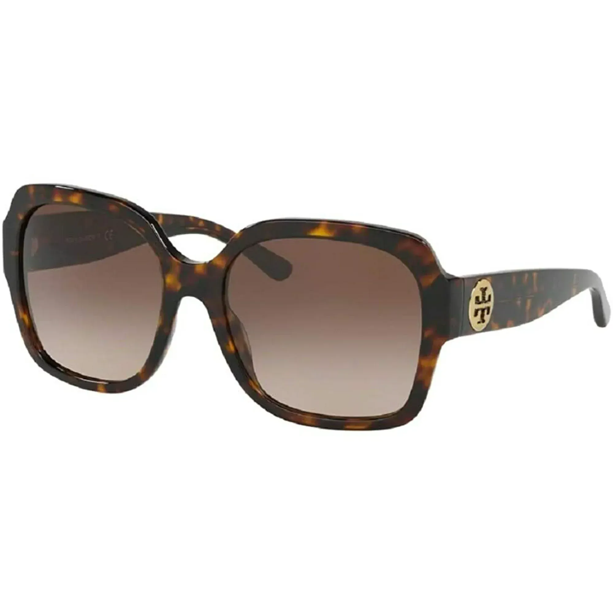 Tory Burch TY7140UM Sunglasses Dark Tortoise 57mm Women
