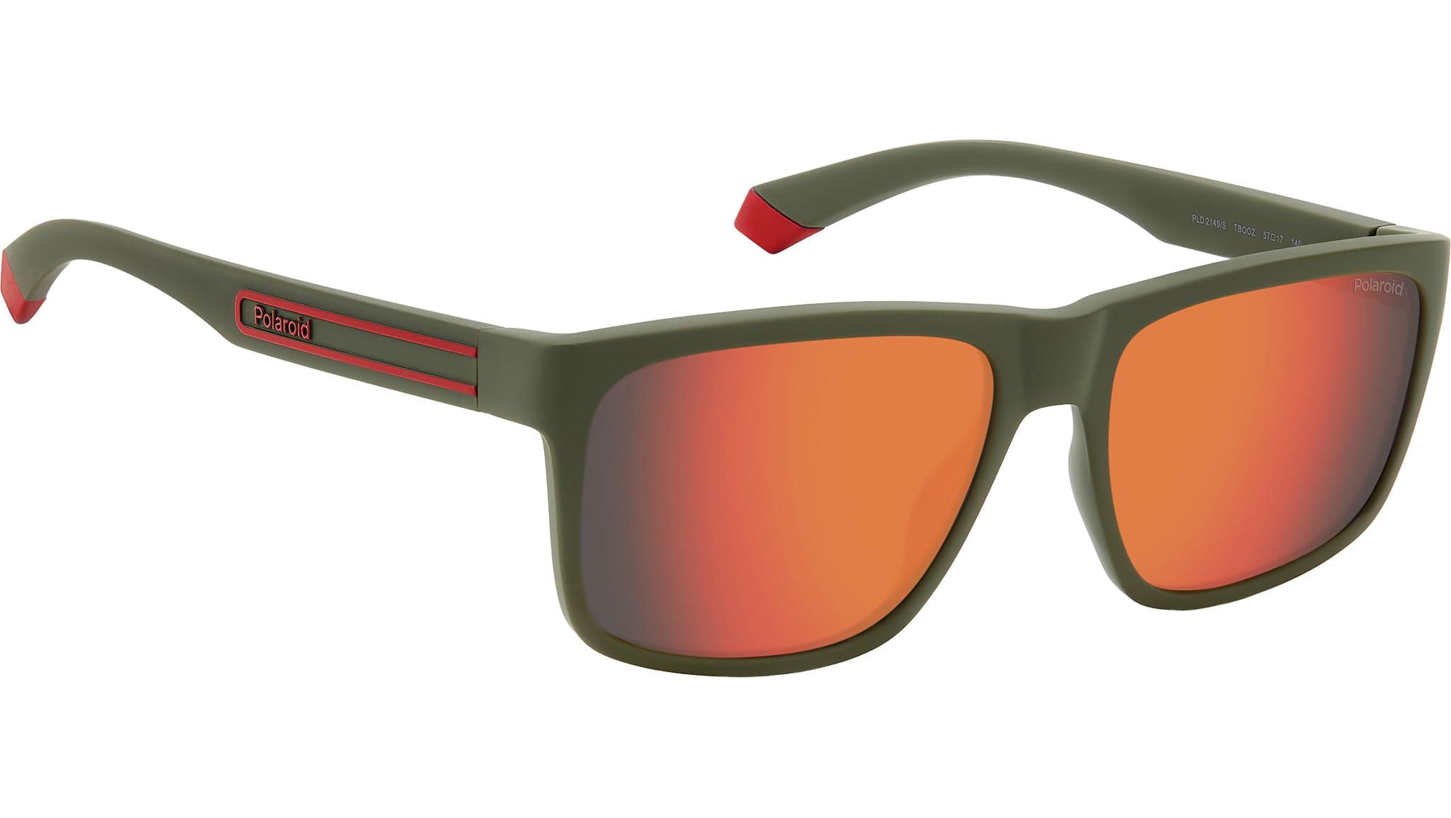 Polaroid PLD 2149/S 0TBO OZ Sunglasses Military Green 57mm 3