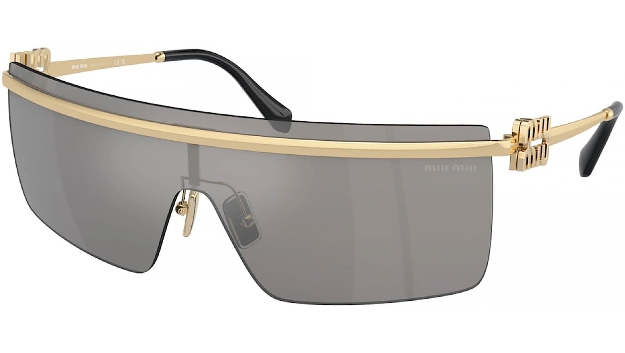 Miu Miu SMU50Z ZVN-112 Sunglasses Gold 130mm Women