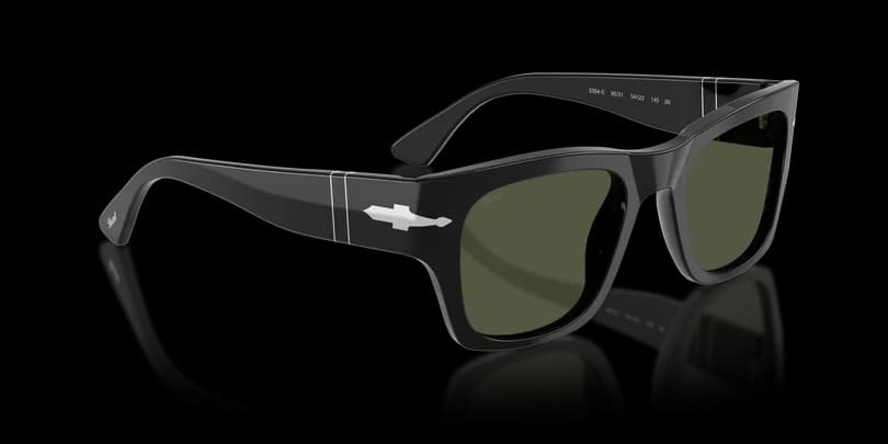 Persol PO3384S 95/31 Sunglasses Polished Black 52mm Unisex 5