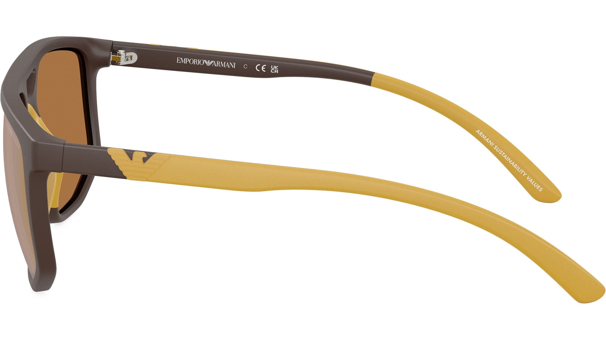 Emporio Armani 0EA4248U 62586H Sunglasses Matte Brown 58mm Men 3
