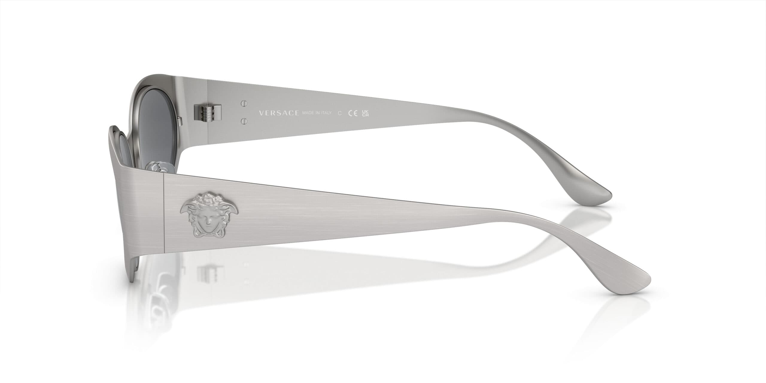 Versace VE2263 12666G Sunglasses Matte Silver 56mm 3